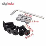 روکش پدال خودرو مدل RC مناسب برای 206 دنده دستی - تصویر 2