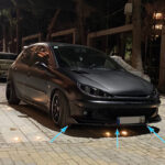 لیپ سپر جلو خودرو مدل PAHN مناسب برای پژو 206 مجموعه 3 عددی - تصویر 3